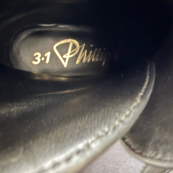 3.1 Phillip Lim Glossy Black Ankle Boots THE MOST AMAZING LEATHER - Picture 8 of 13